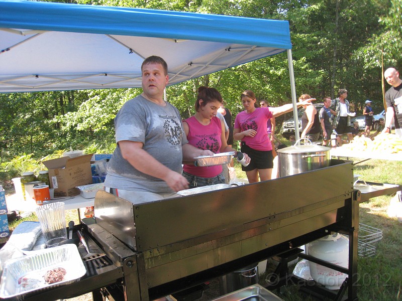 2012 North Country Run HM 0179.JPG - The 2012 North Country Run, a half marathon race through the beautiful Manistee National Forest in Michigan. August 25, 2012 a nice warm day for a run through the hills!